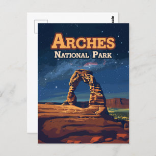Carte Postale Arches Parc National Utah Delicate Arch Moab