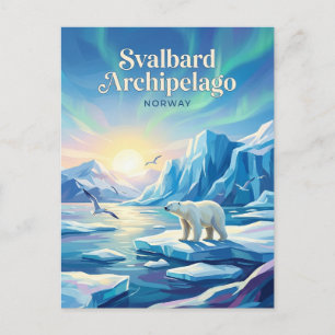 Carte Postale Archipel de Svalbard Norvège