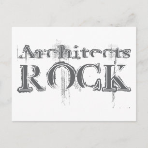 Carte Postale Architectes Rock