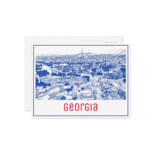 Carte Postale Architecture de rue Tbilissi Georgia