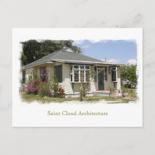 Carte Postale Architecture de Saint Cloud (Devant)