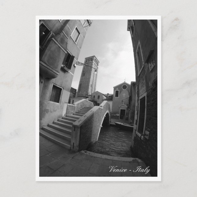 Carte Postale Architecture de Venise, Ponts & Eglises, Italie (Devant)