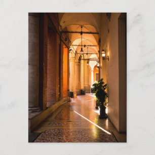 Carte Postale Architecture et Portico à Bologne Italie