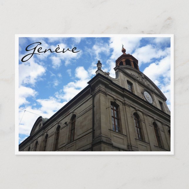 Carte Postale architecture genève (Devant)