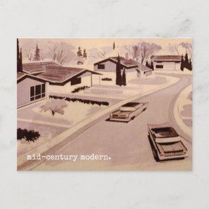 Carte Postale Architecture moderne du Moyen-siècle