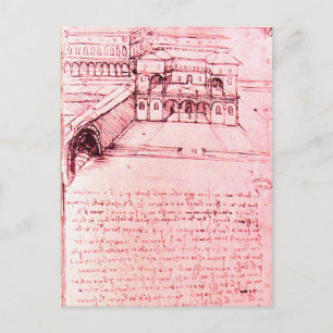 Carte Postale ARCHITECTURE RENAISSANCE, PROJET VILLE, Rose