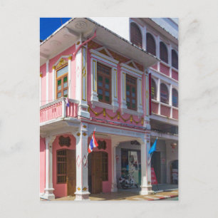 Carte Postale Architecture sino-portugaise dans la ville de Phuk