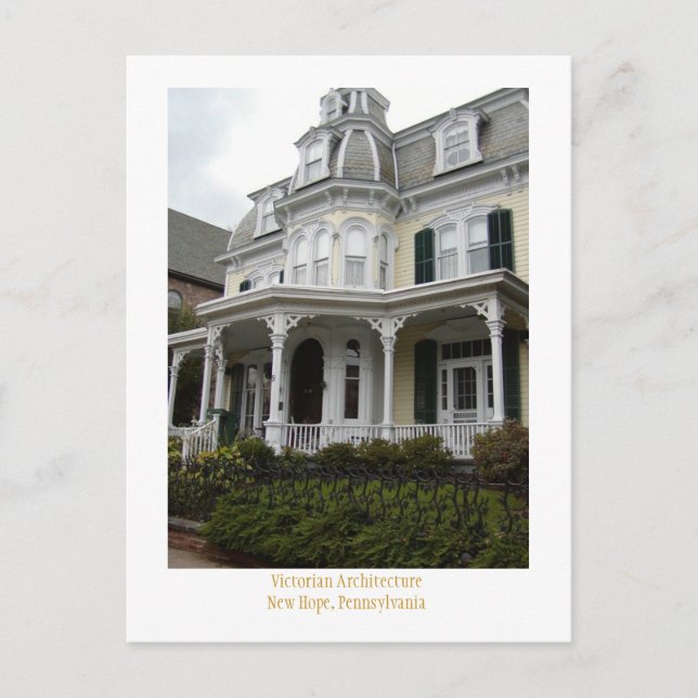 Carte Postale Architecture victorienne (Devant)