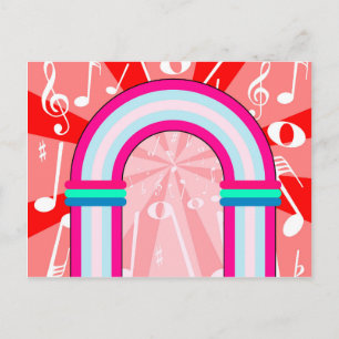 Carte Postale Archivage de notes musicales