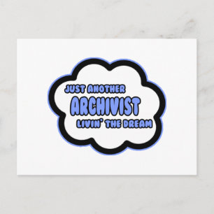 Carte Postale Archiviste .. Vivre le rêve