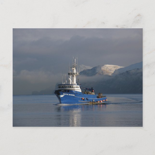 Carte Postale Arctic Mariner, Crab Boat in Dutch Harbour, AK (Devant)
