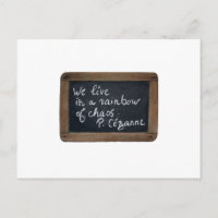 Ardoise Rustic School Slate Cézanne's Quote PostC