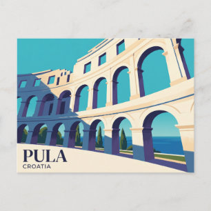 Carte Postale Arène de Pula Croatie