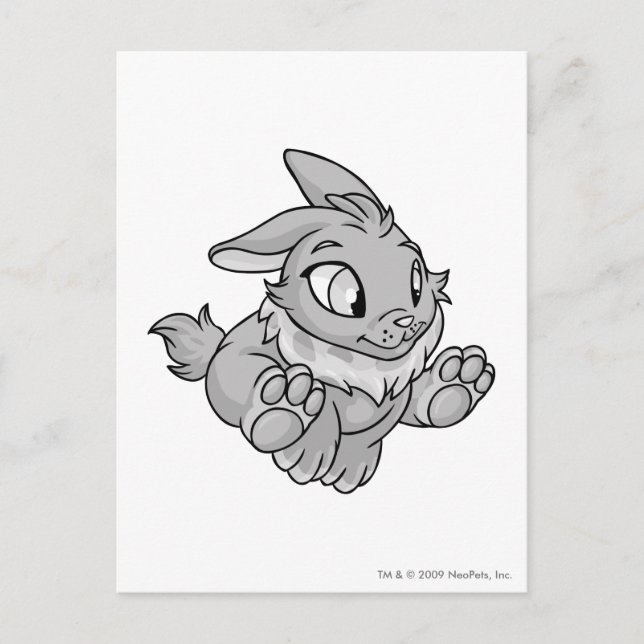 Carte Postale Argent de Cybunny (Devant)