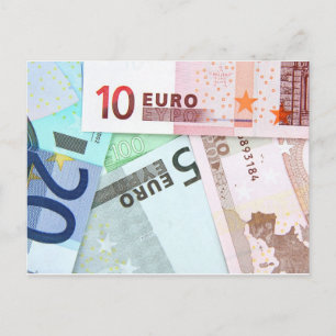Carte Postale Argent en euros
