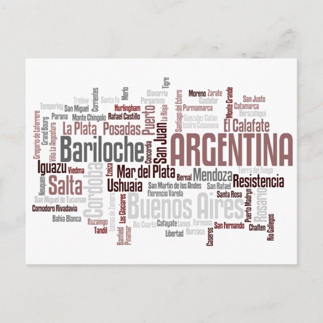 Carte postale ARGENTINA (Devant)