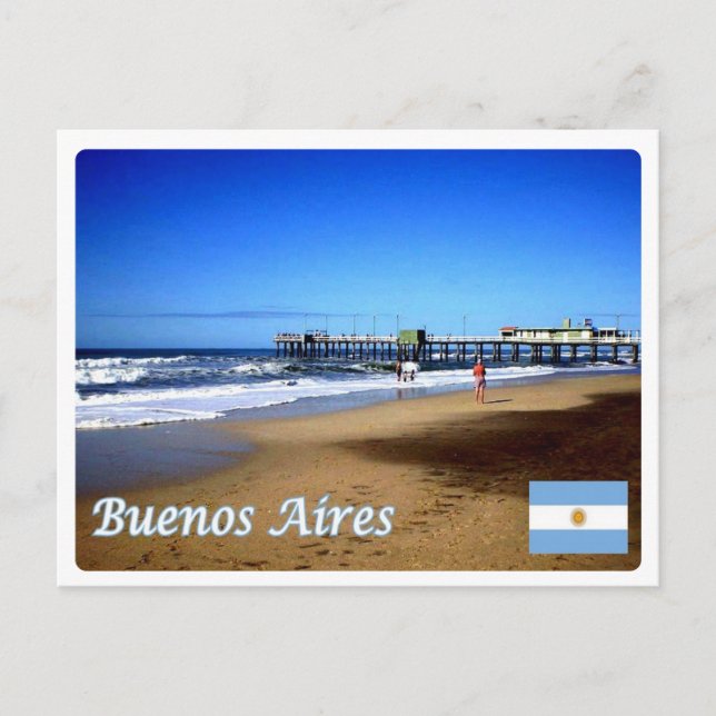 Carte Postale Argentine - Buenos Aires - Pinamar - (Devant)