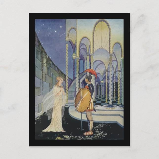 Carte Postale Ariane et Thésée (Devant)