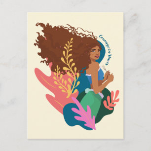 Carte Postale Ariel Courage dans les vagues