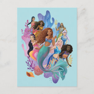 Carte Postale Ariel et sa famille