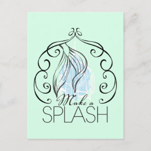 Carte Postale Ariel   Faire Un Splash
