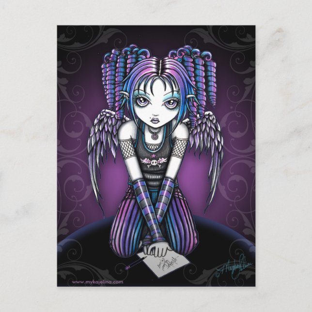 Carte postale Ariel Gothique Knealing Fairy (Devant)