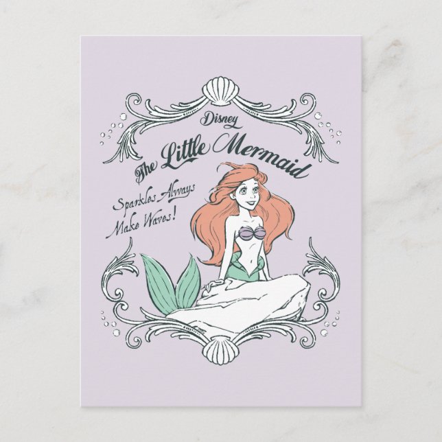 Carte Postale Ariel | Les étincelles font toujours des vagues (Devant)