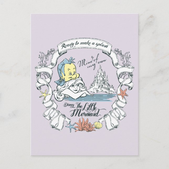 Carte Postale Ariel | Prêt à faire un splash (Devant)