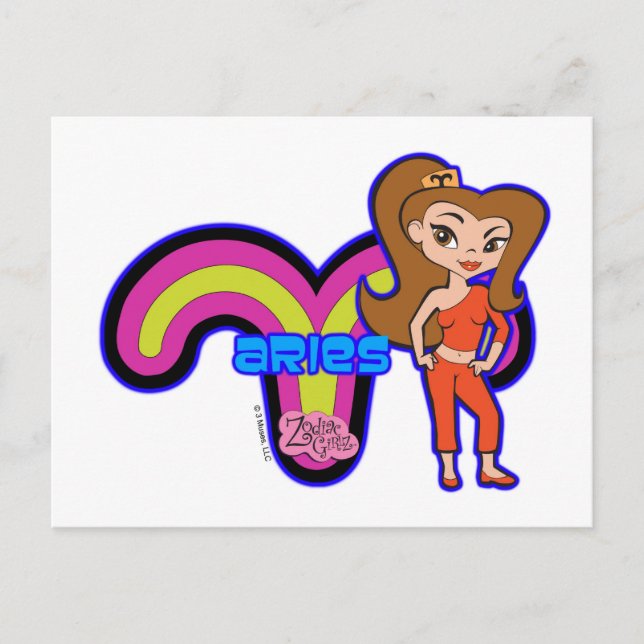 Carte postale Aries (Devant)