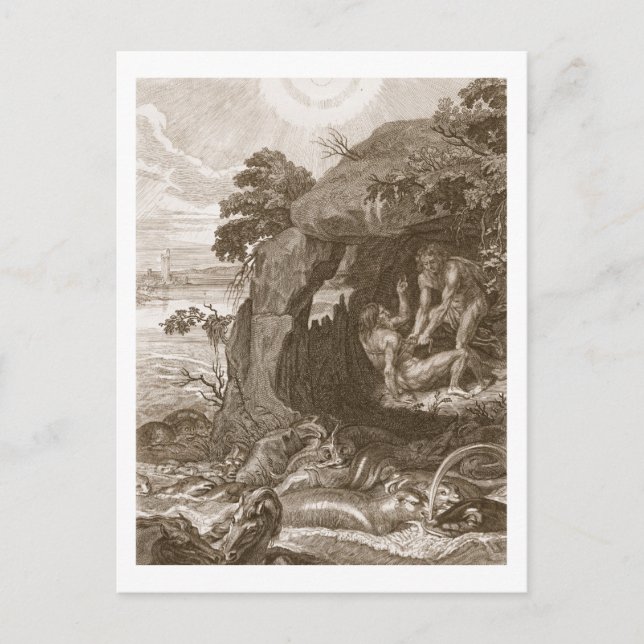 Carte Postale Aristeus Compels Proteus to Reveal his Oracles, 17 (Devant)