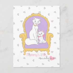 Carte Postale Aristocats La petite Madame de maman