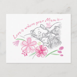 Carte Postale Aristocats   L'Amour, C'Est Là Où Est Ta Mère