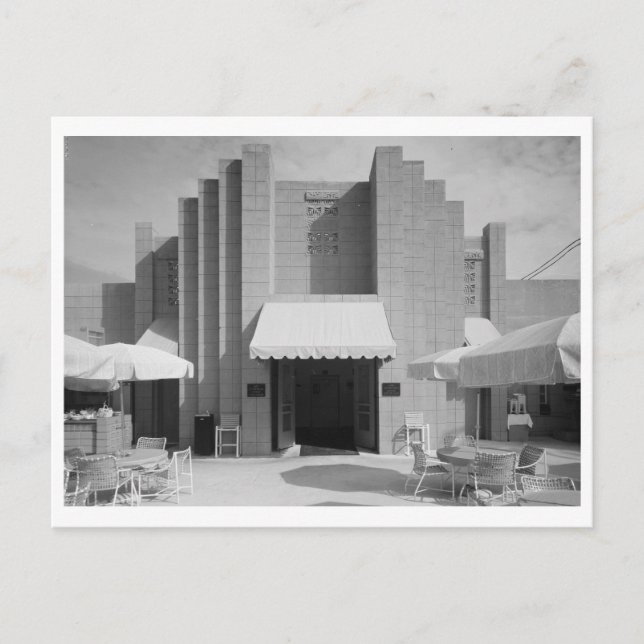 Carte Postale Arizona Biltmore, Maison de bain, Phoenix AZ (Devant)