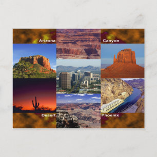 Carte Postale Arizona Desert Collage