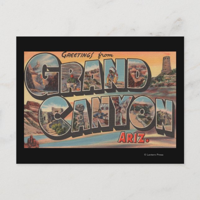 Carte Postale Arizona - Grandes lettres scènesArizona (Devant)