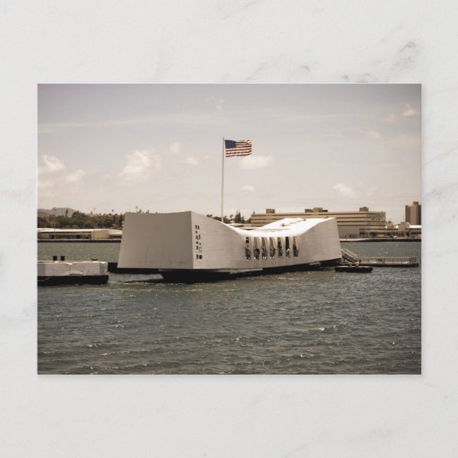 Carte Postale Arizona Memorial Pearl Harbour (Devant)