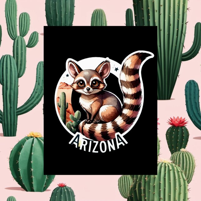 Carte Postale Arizona, Ringtail, Post-croisement (Créateur téléchargé)
