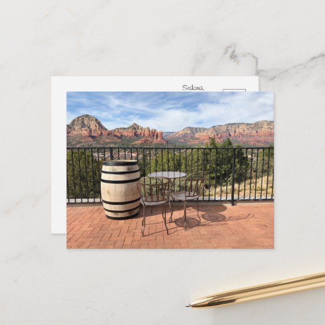 Carte Postale Arizona Souvenir du désert (Devant/Arrière en situation)