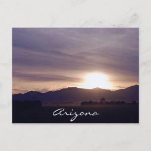Carte Postale Arizona Sunset Postcard