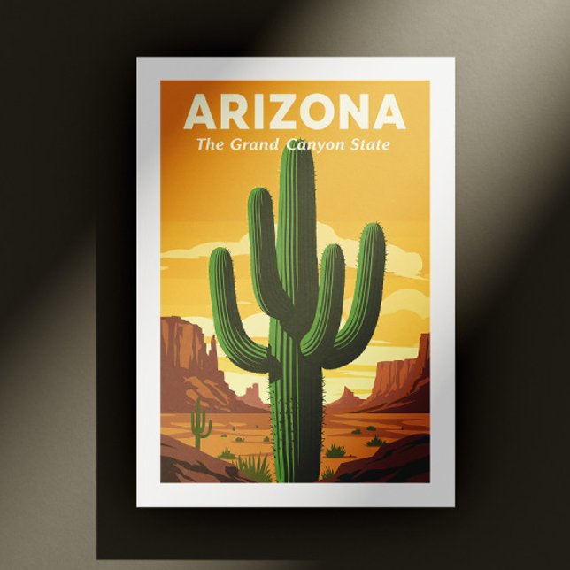 Carte Postale Arizona vintage (Créateur téléchargé)