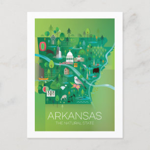 Carte postale Arkansas