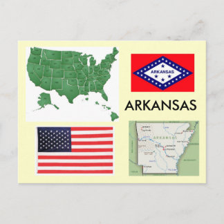 Carte Postale Arkansas, États-Unis
