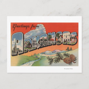 Carte Postale Arkansas (Paysage) - Grande Lettre