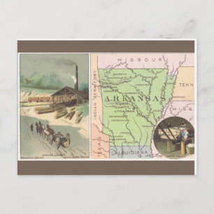 Carte Postale Arkansas vintage
