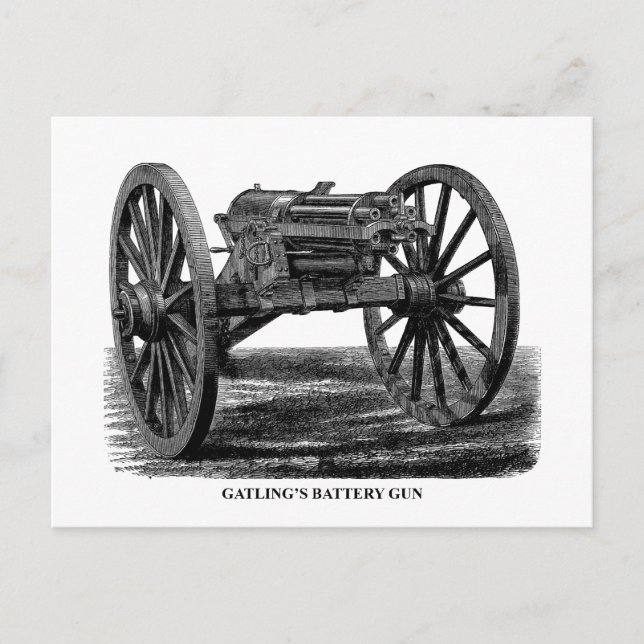 Carte Postale Arme à canon (Devant)