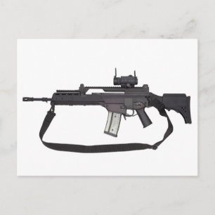 Carte Postale Arme automatique G36