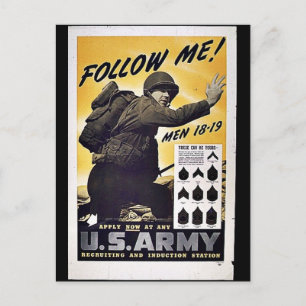 Carte Postale Armée américaine