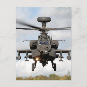 Carte Postale armée de l'héliocopter à long-arc d'apache