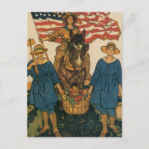Carte Postale Armée de terre féminine