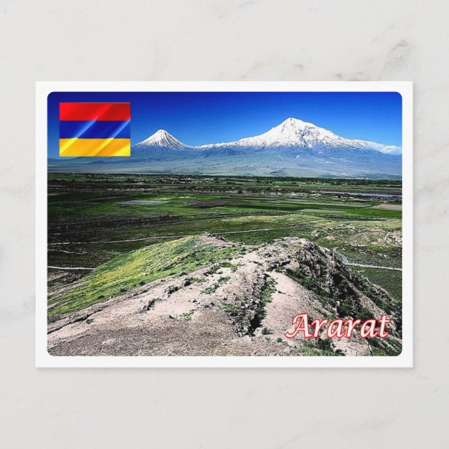 Carte Postale Arménie - Mont Ararat - (Devant)